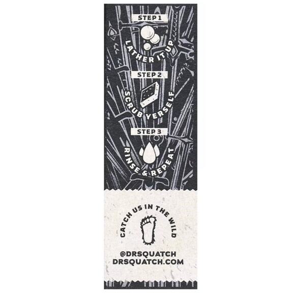 Dr. Squatch Men's All Natural Bar Soap, Thousand Sword Scrub, Game of Thrones - Picture 3 of 5